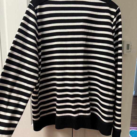 Polo Ralph Lauren Black & White Striped Zip Jacket – XL - Picture 4 of 5